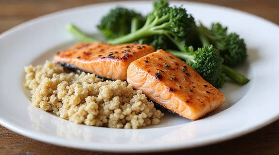 Healthy meal for diabetes management